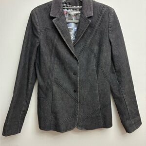 Women's Dark Gray Jean Jacket